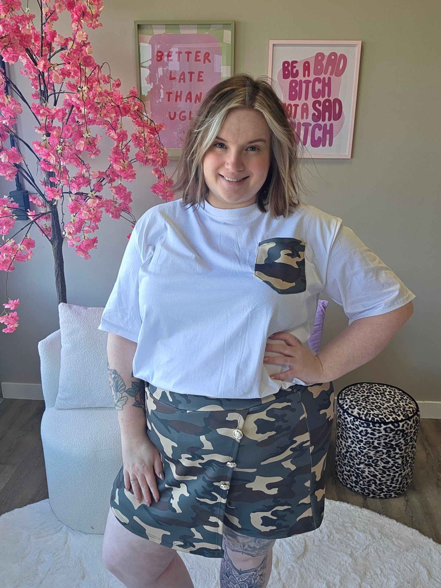 Camo Skort Set