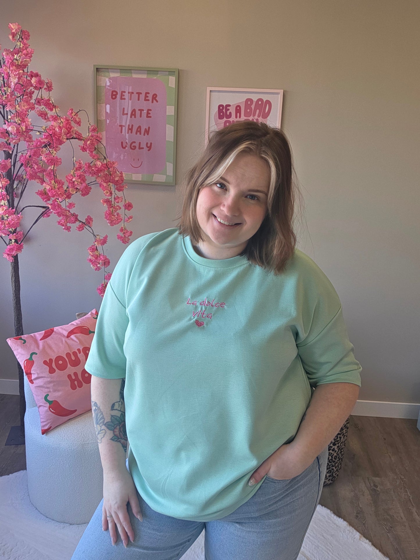 La Dolce Vita Tee's (In 3 kleuren)