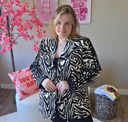 Zebra Stripe Blazer (In 2 kleuren)