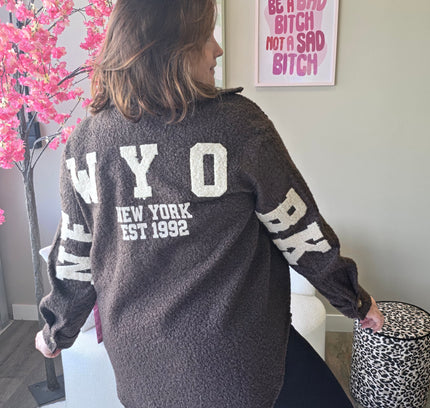 New york teddy vesten (In 2 kleuren)
