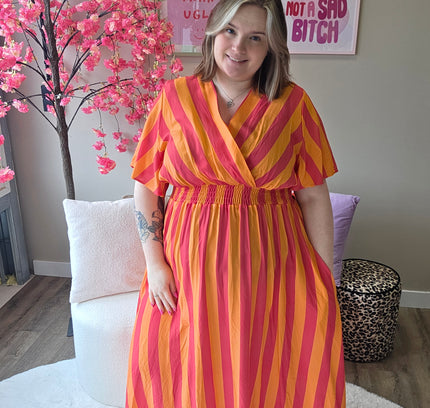 Magic Stripe Dress (In 4 kleuren)