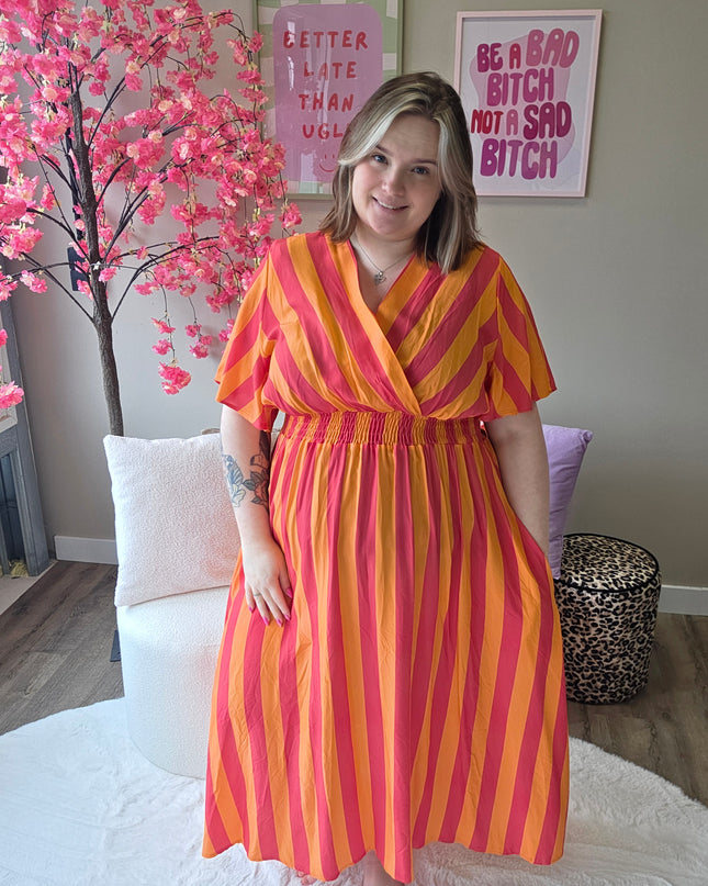 Magic Stripe Dress (In 4 kleuren)
