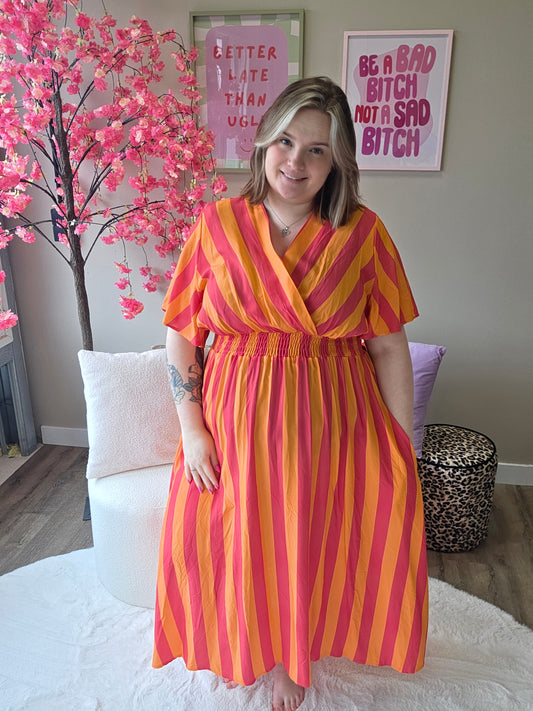 Magic Stripe Dress (In 4 kleuren)