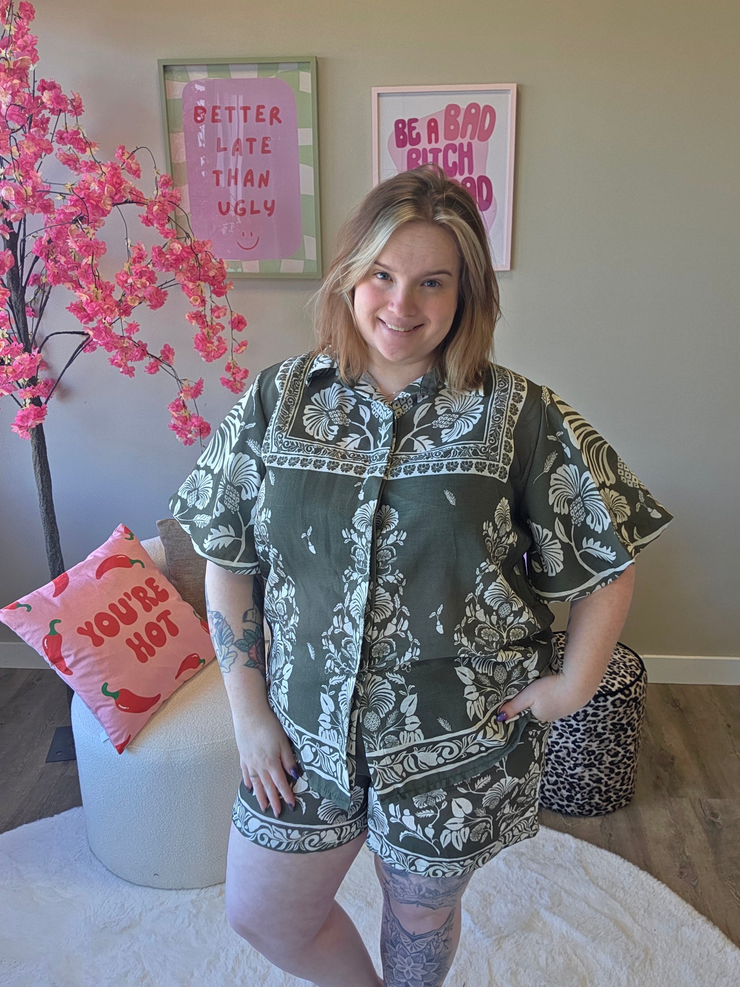 Linnen Look Sets (in 4 kleuren)