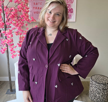 Hartjes Blazer (In 3 kleuren)