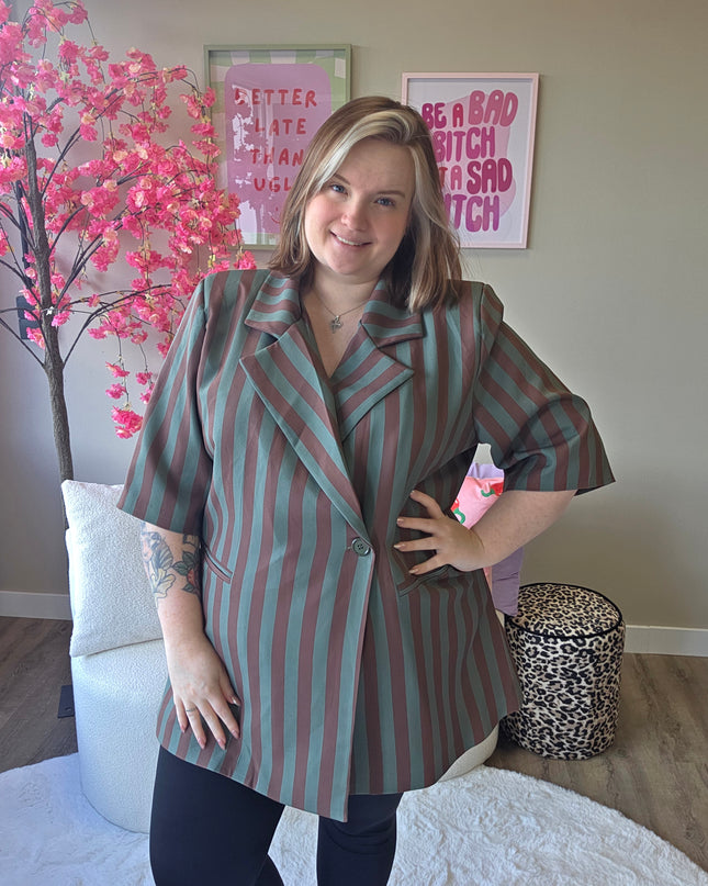 Nikki Stripe Blazer (In 2 kleuren)
