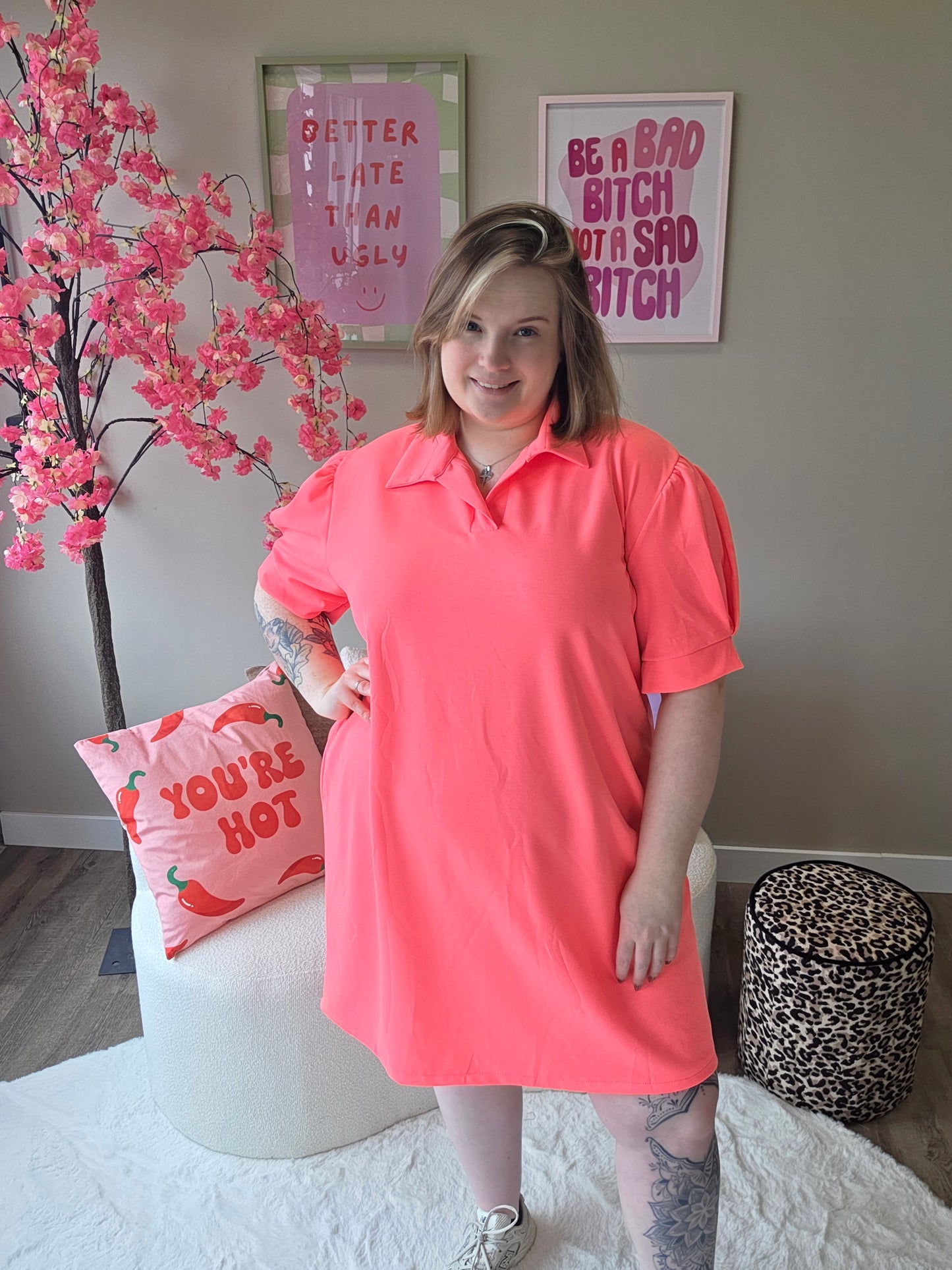 Polo Jurkjes Met V-hals (In 3 kleuren)