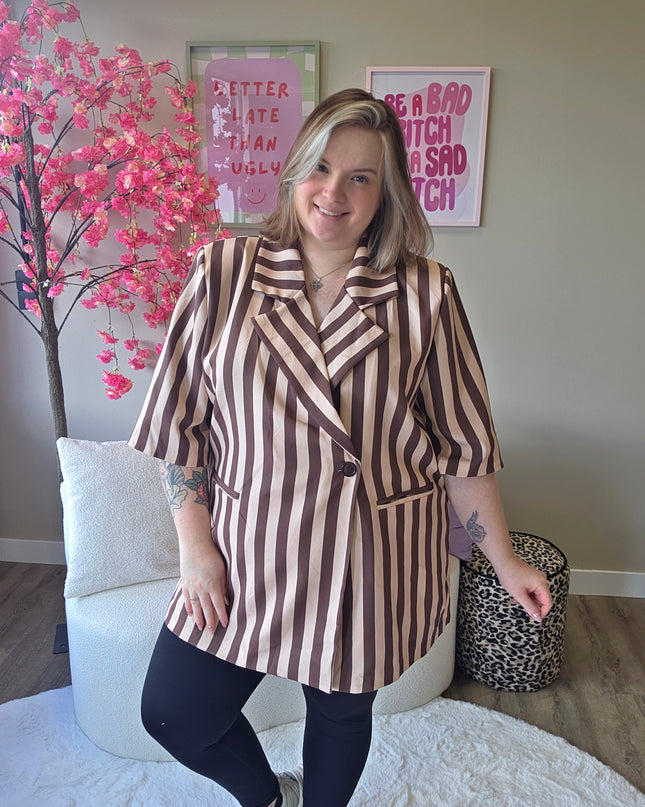 Nikki Stripe Blazer (In 2 kleuren)