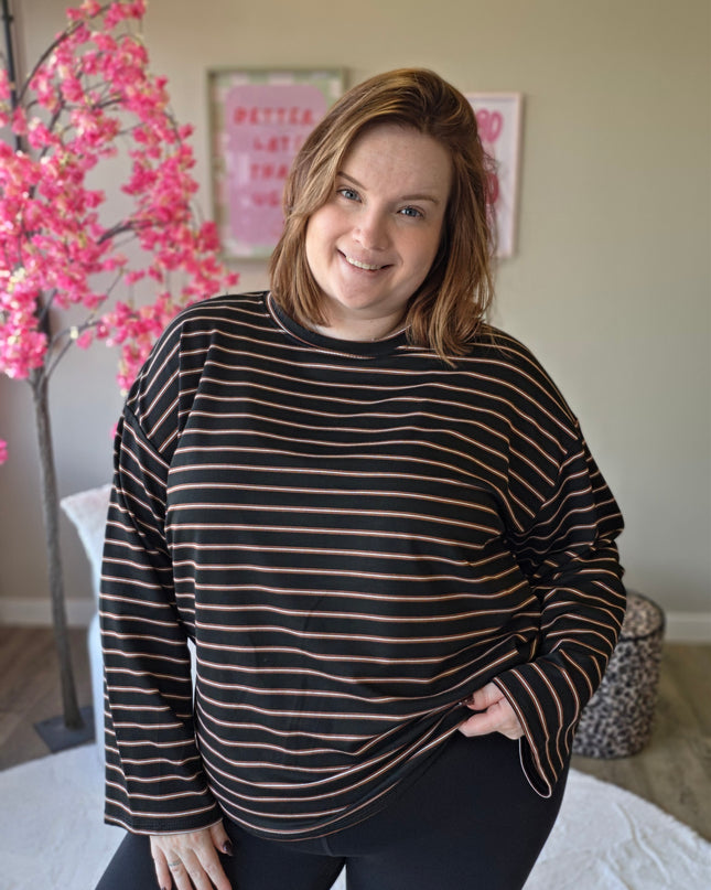 Small Striped Longsleeves (in 7 kleuren)
