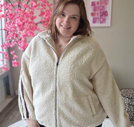 Sporty Teddy Jackets (In 3 kleuren)