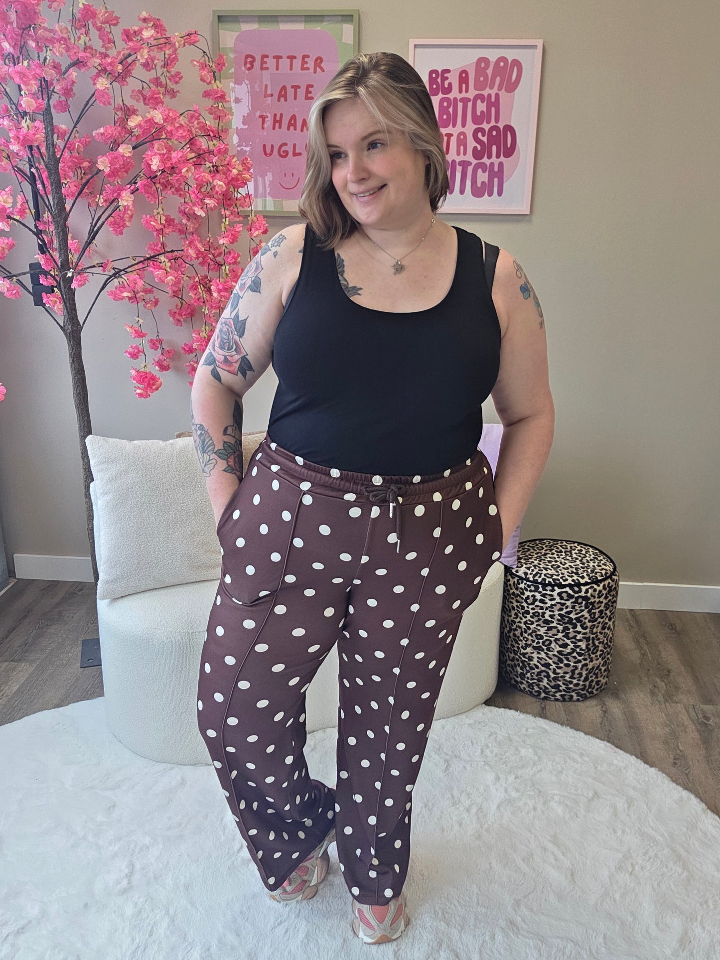 Dot joggers (In 3 kleuren)