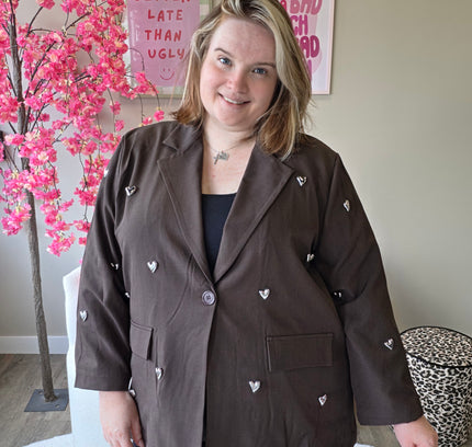 Hartjes Blazer (In 3 kleuren)