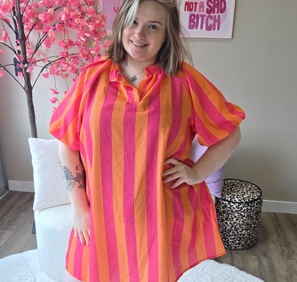Stripe Pofmouw Jurkjes (in 5 kleuren)