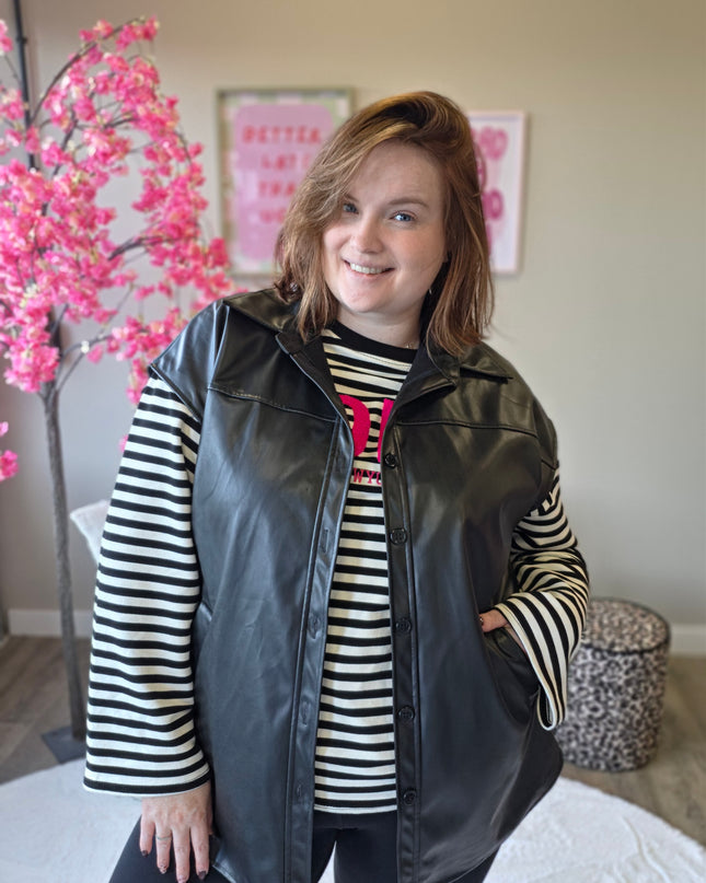 Leatherlook Gilets (In 2 kleuren)