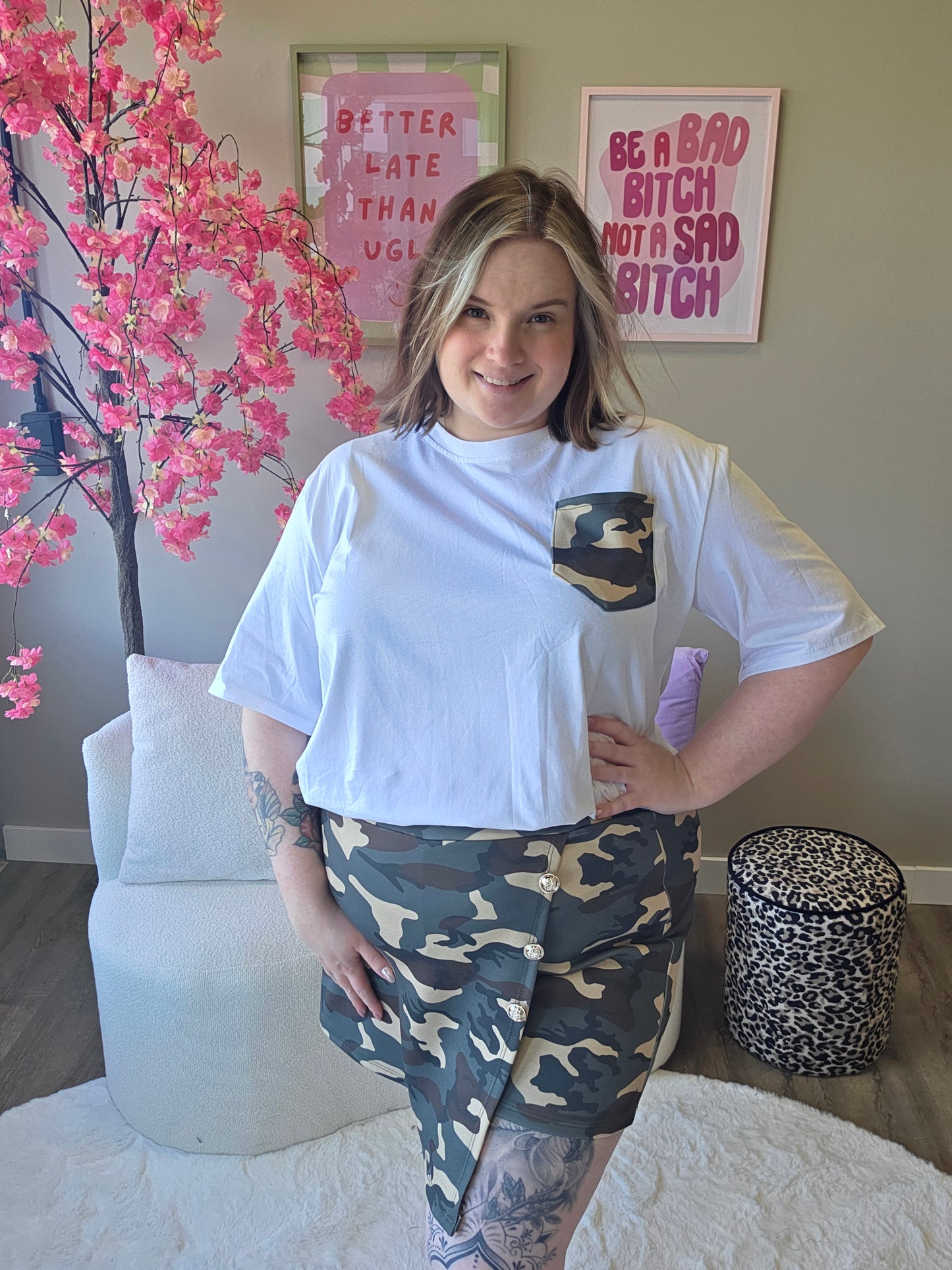 Camo Skort Set