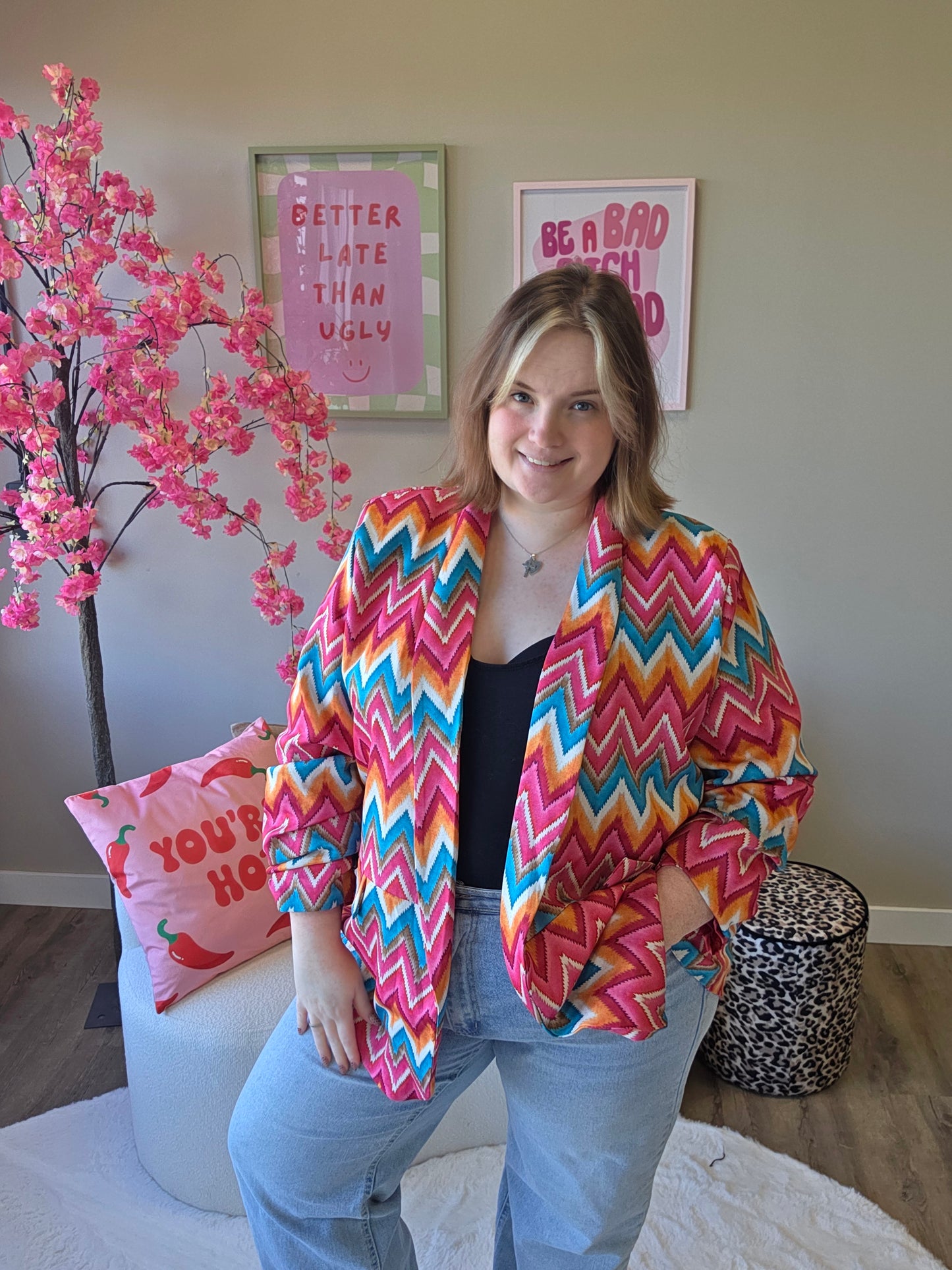 Aurelie Zigzag Blazer (In 3 kleuren)