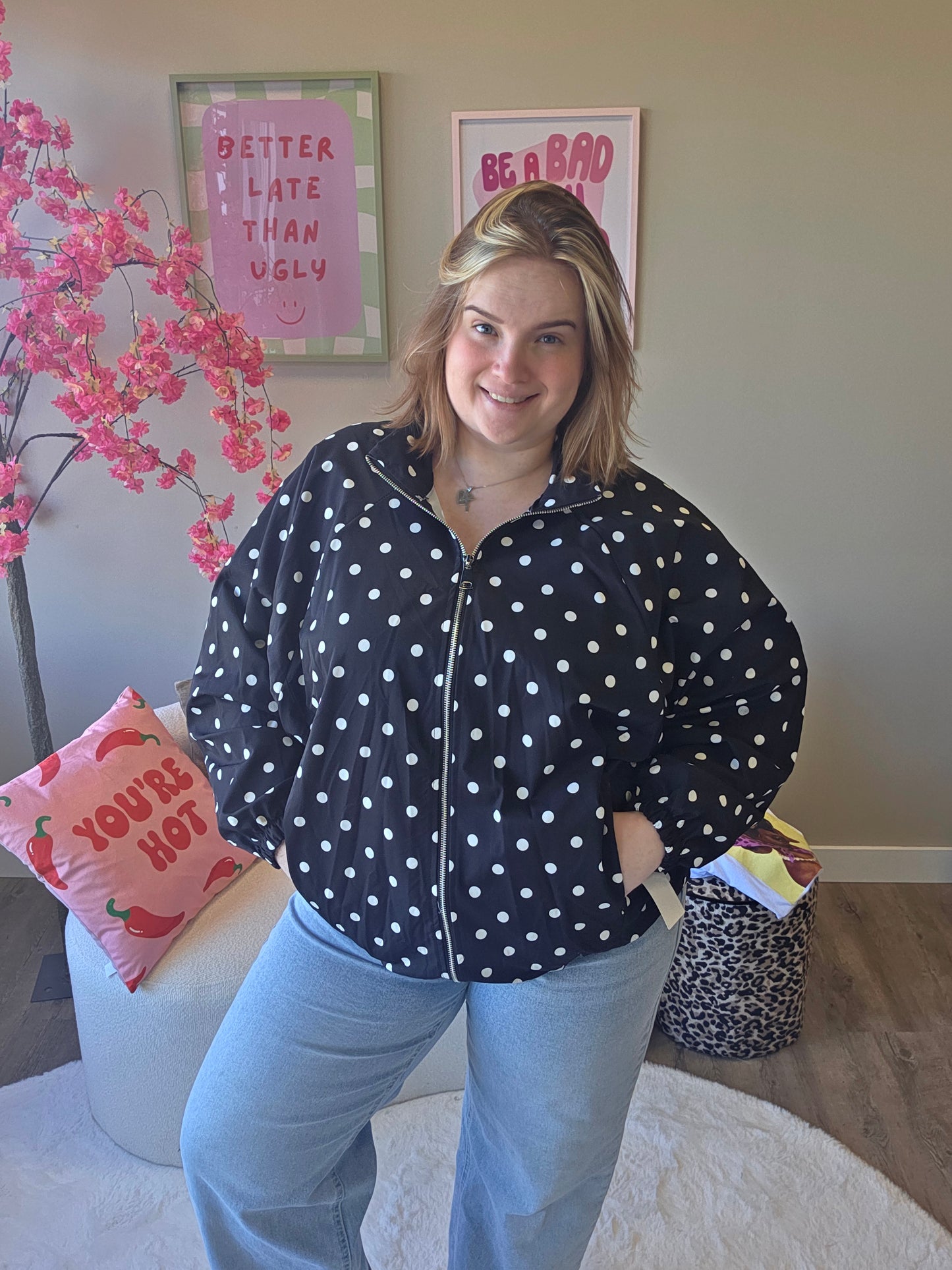Dot Jackets (in 4 kleuren)