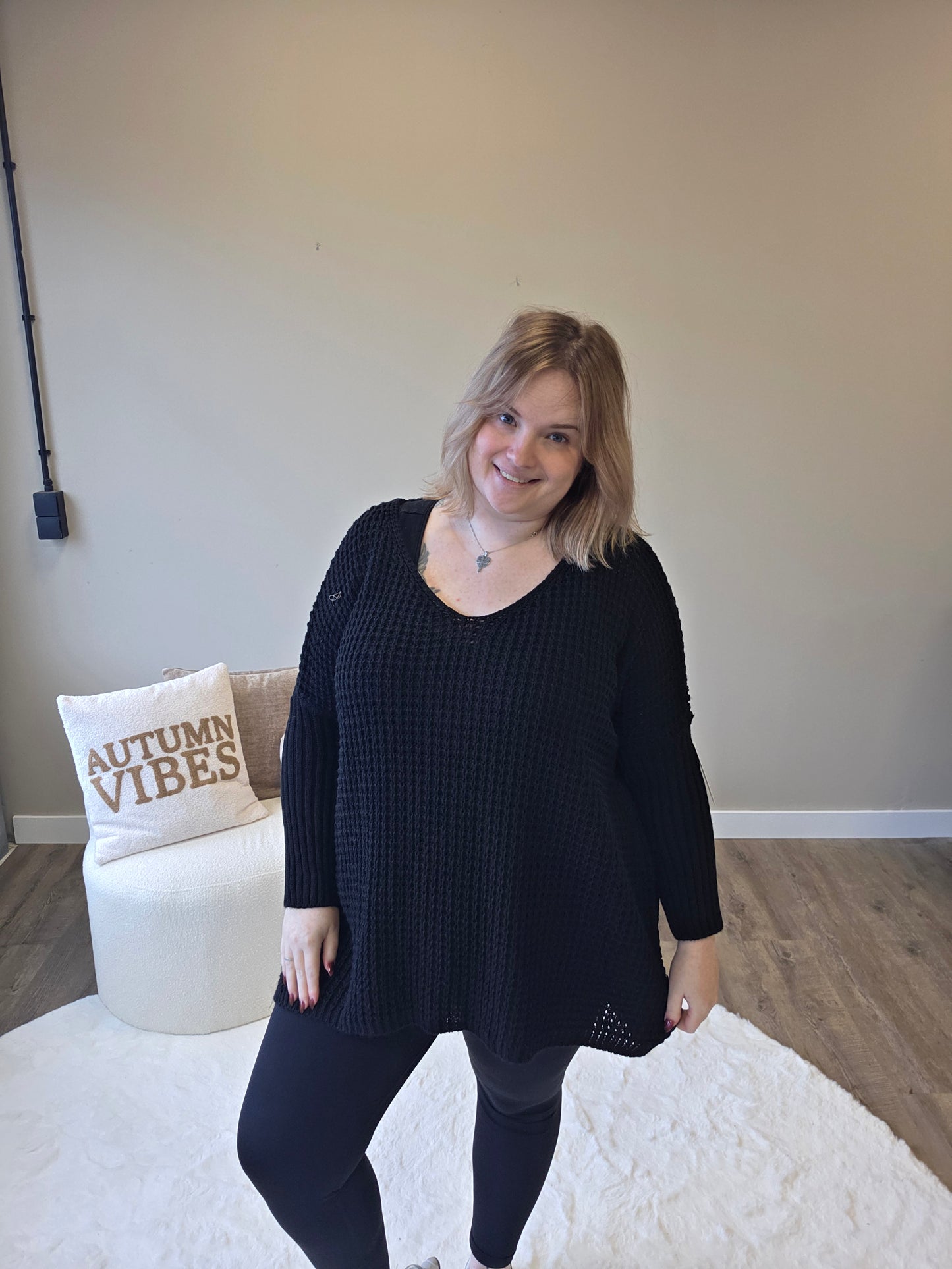 V-Hals Knit (In 4 kleuren)