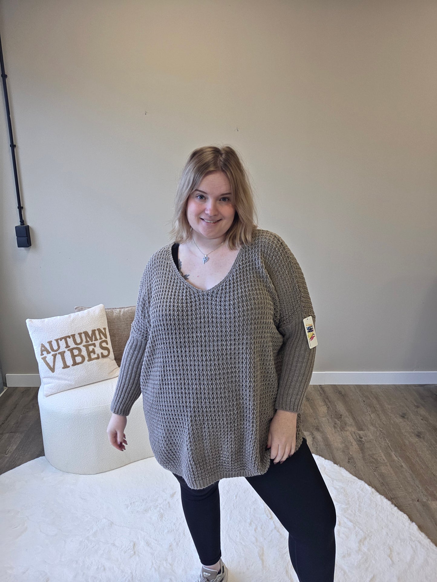 V-Hals Knit (In 4 kleuren)