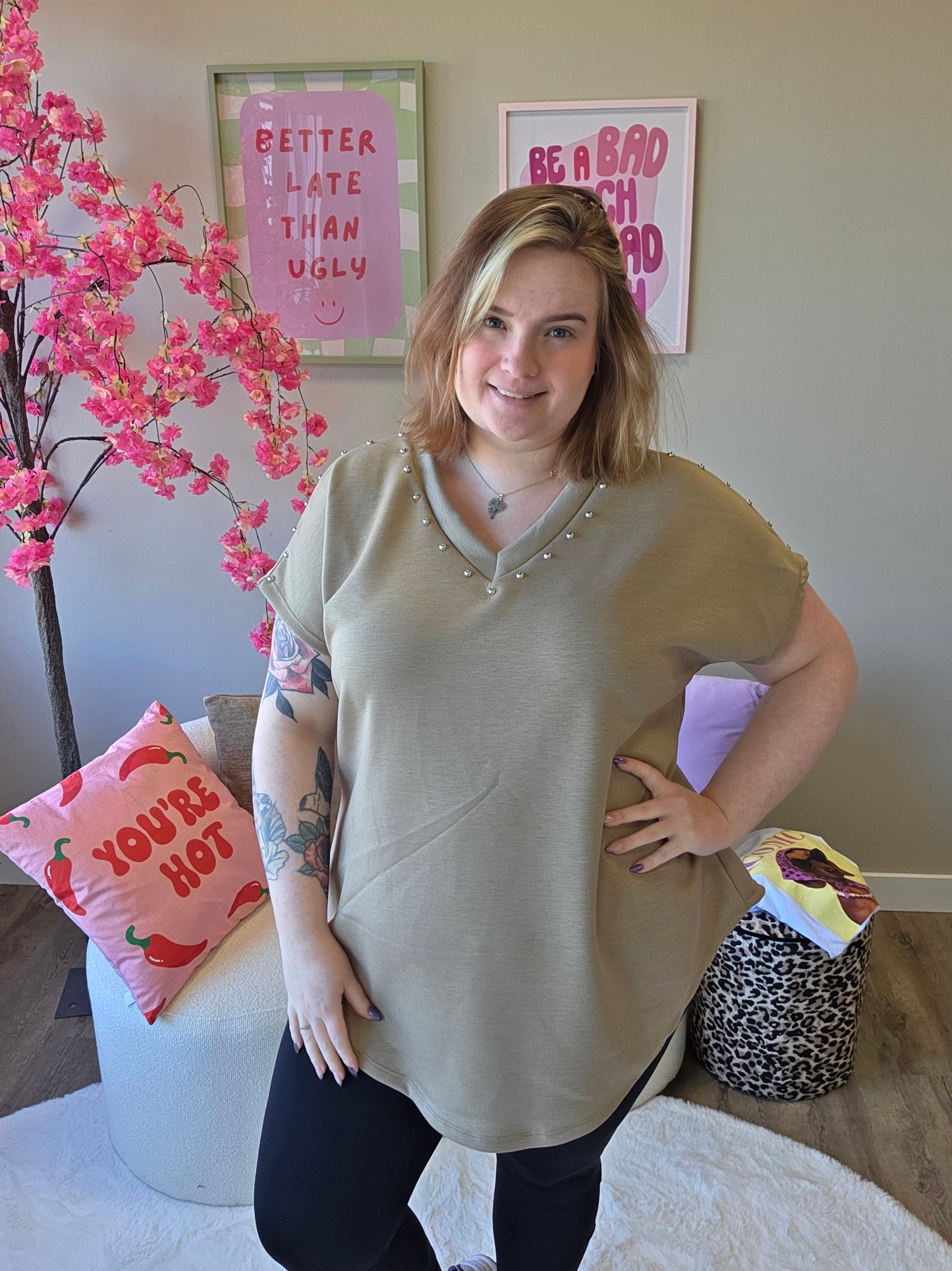 Stud Tee's (In 3 kleuren)