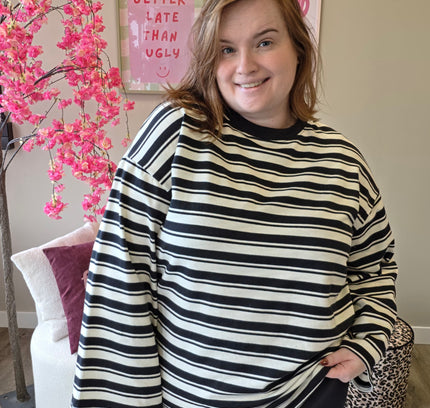 Thick Striped Longsleeve (In 3 kleuren)