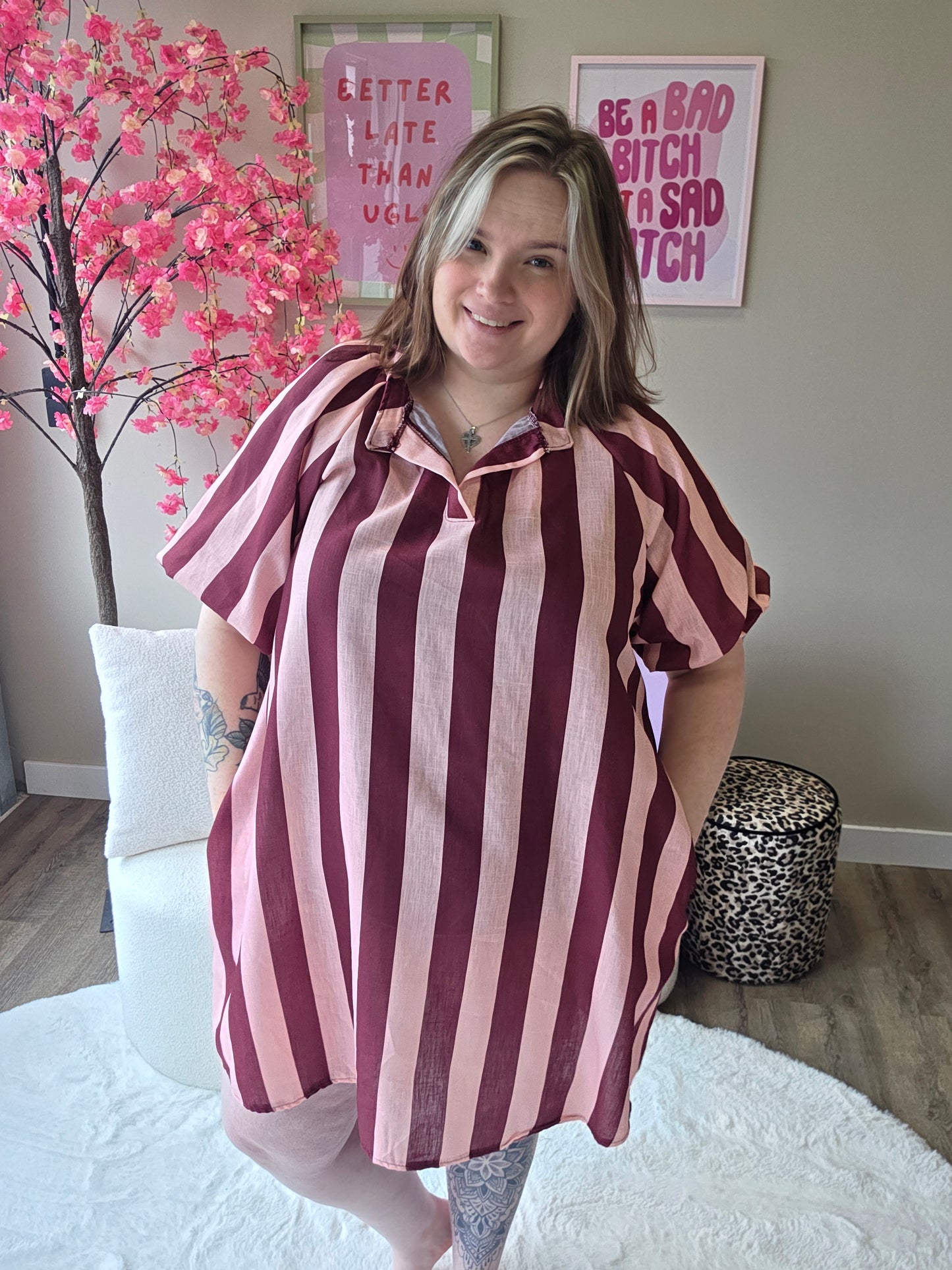 Stripe Pofmouw Jurkjes (in 5 kleuren)