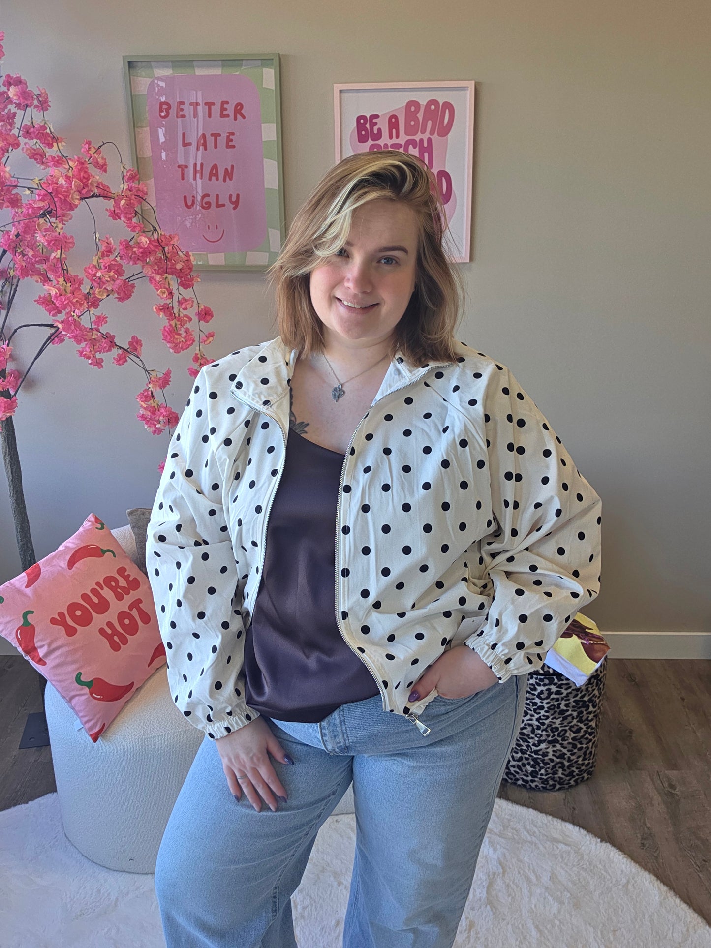 Dot Jackets (in 4 kleuren)