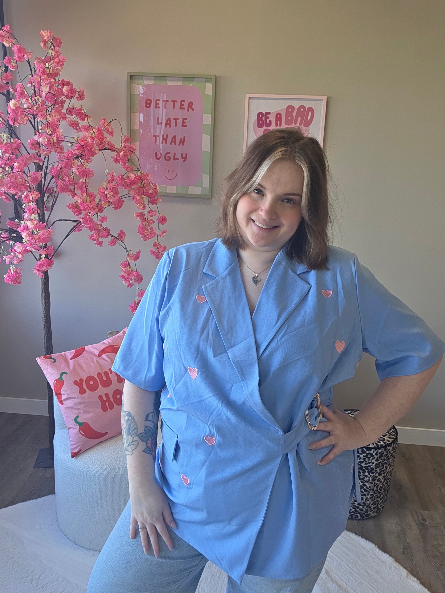 Hartjes Blazer (In 4 kleuren)