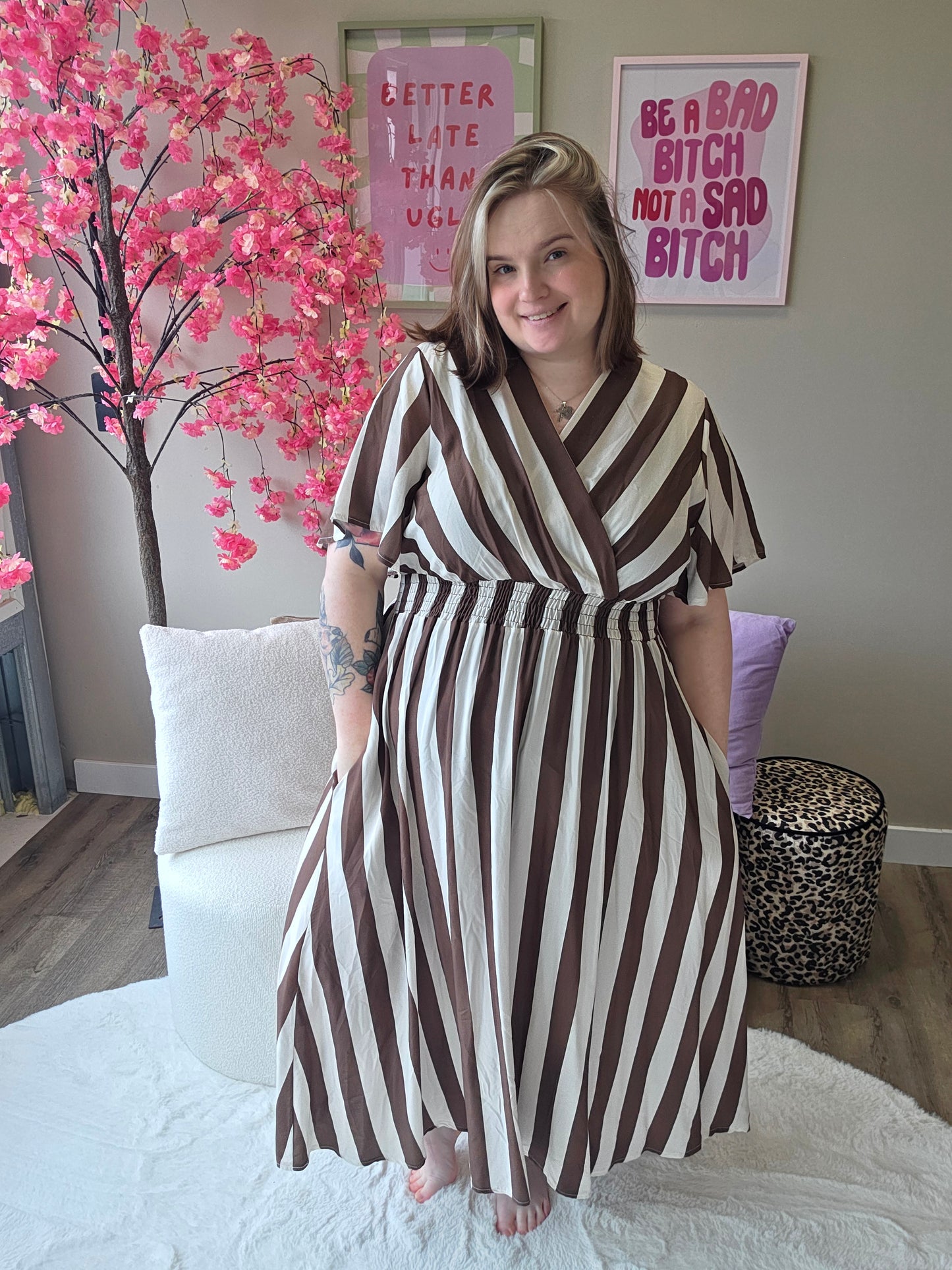 Magic Stripe Dress (In 4 kleuren)