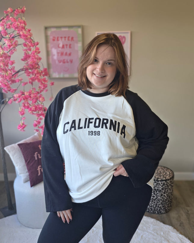 California 1998 longsleeve sweater (In 4 kleuren)