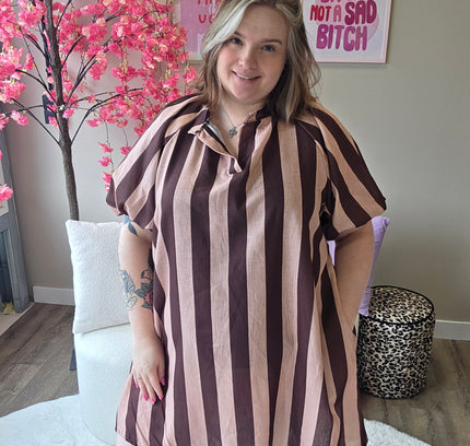 Stripe Pofmouw Jurkjes (in 5 kleuren)
