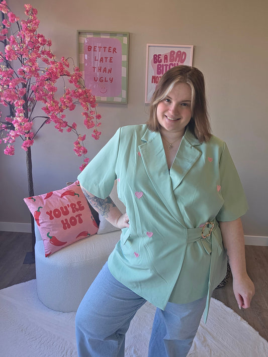 Hartjes Blazer (In 4 kleuren)