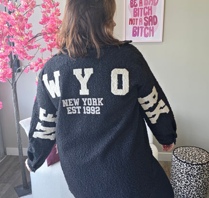 New york teddy vesten (In 2 kleuren)