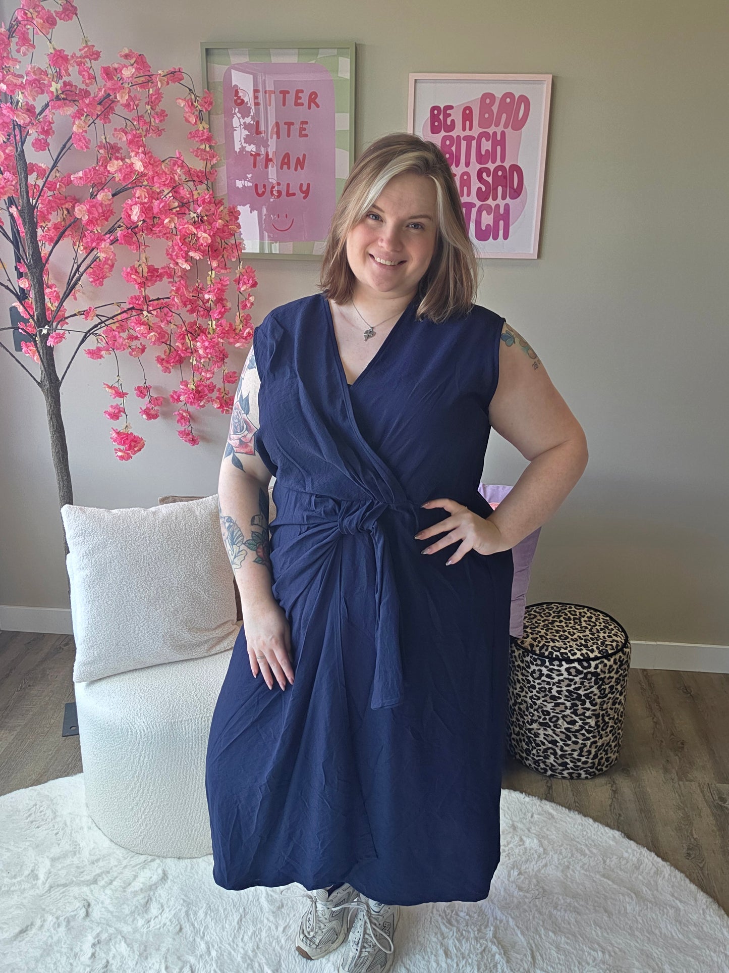 Knot Dress (In 3 kleuren)