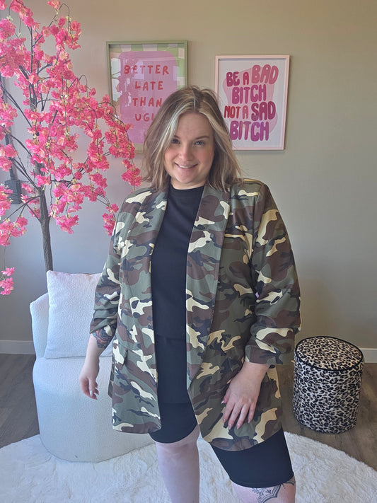 Camo Blazer