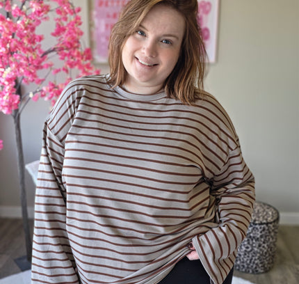 Small Striped Longsleeves (in 7 kleuren)