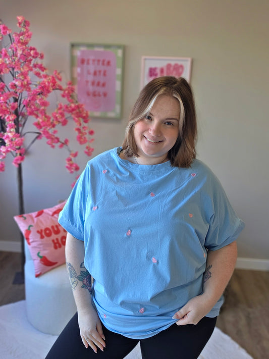 Hartjes Tee's (in 5 kleuren)