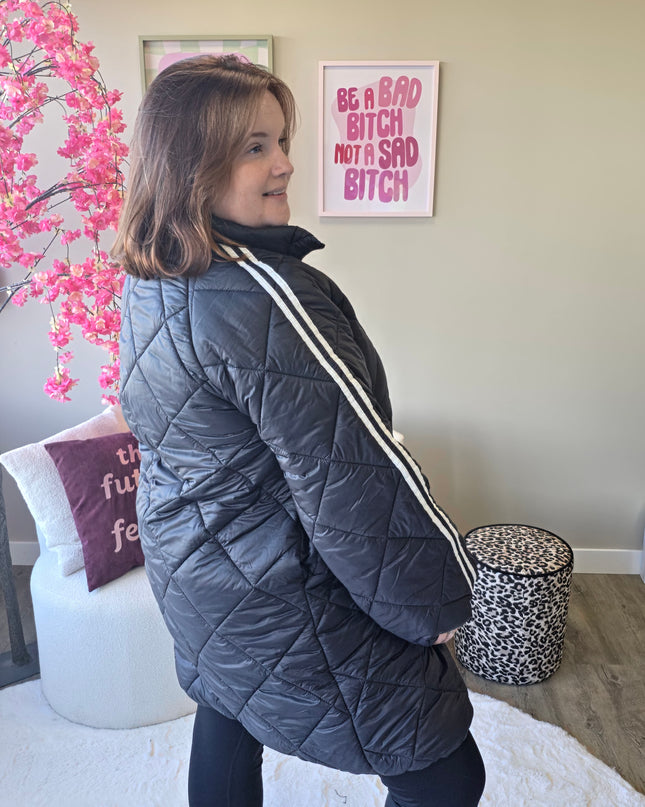 Lange Sporty Puffer (In 3 kleuren)