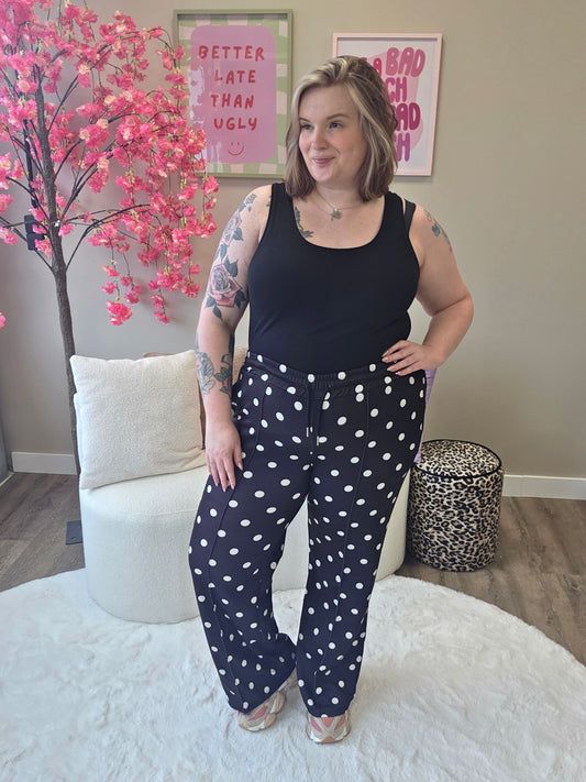 Dot joggers (In 3 kleuren)