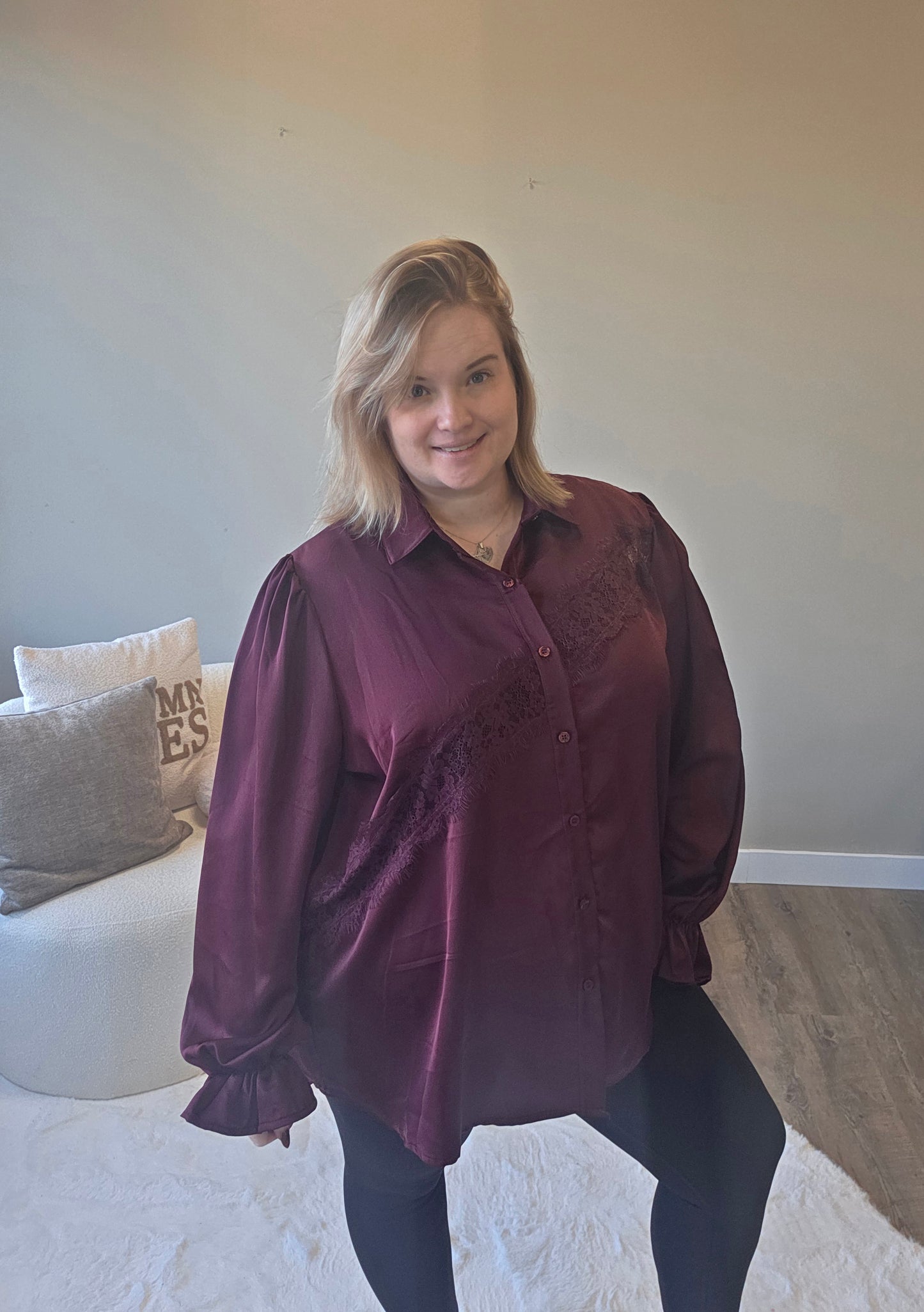 Blouse Met Kant (In 3 kleuren)