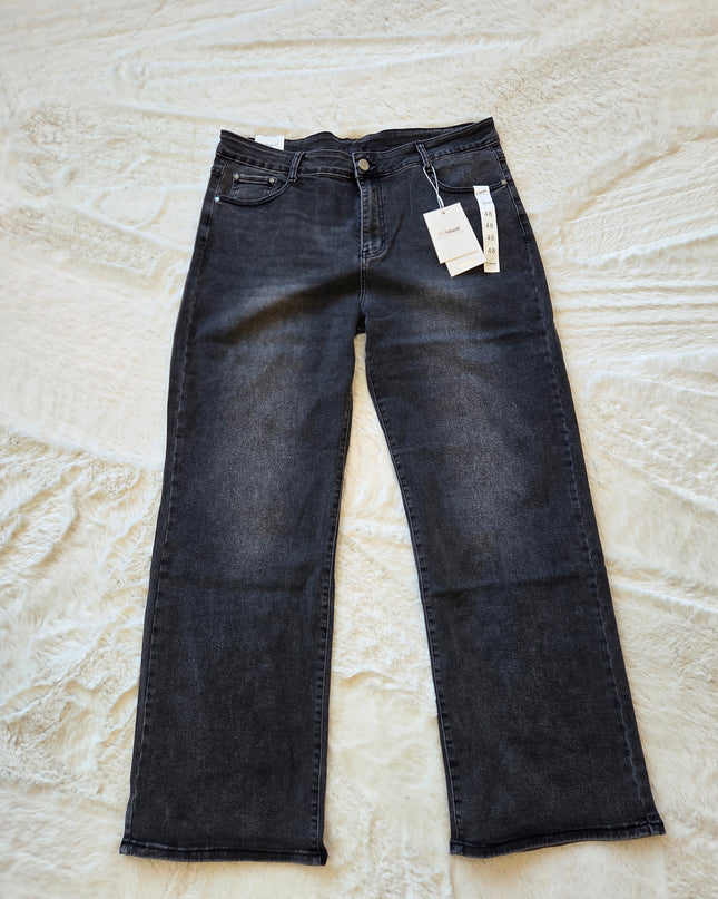 G-Smack Wideleg Jeans Grau | SM2101-3