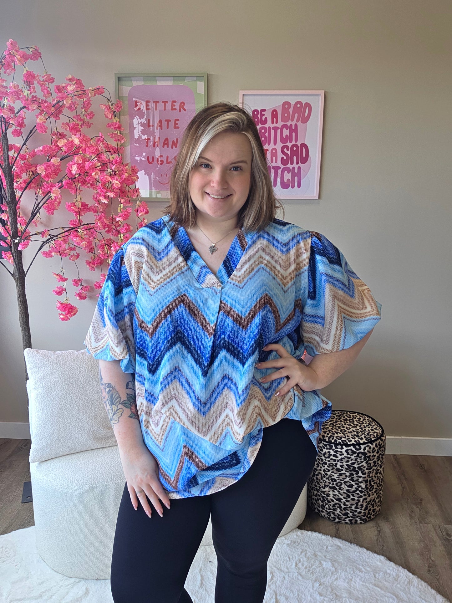 Zigzag Tops (In 3 kleuren)
