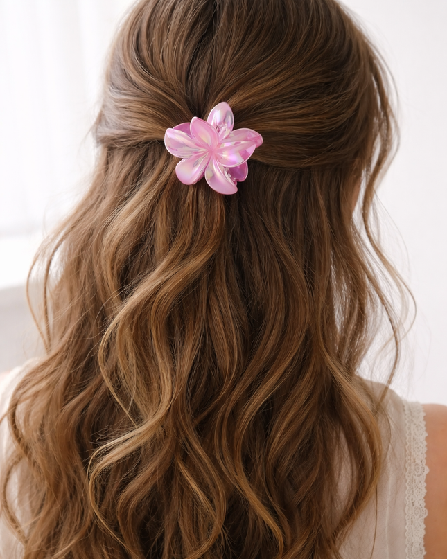Haarklem Bloem Pink