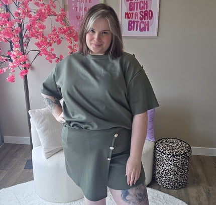 Basic Skort Setjes (In 3 kleuren)