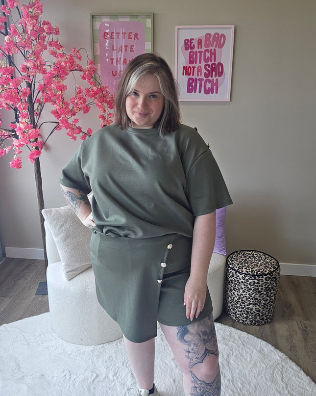 Basic Skort Setjes (In 3 kleuren)