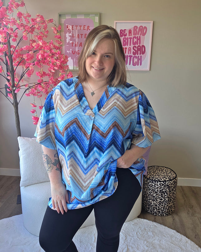 Zigzag Tops (In 3 kleuren)