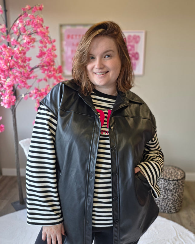 Leatherlook Gilets (In 2 kleuren)