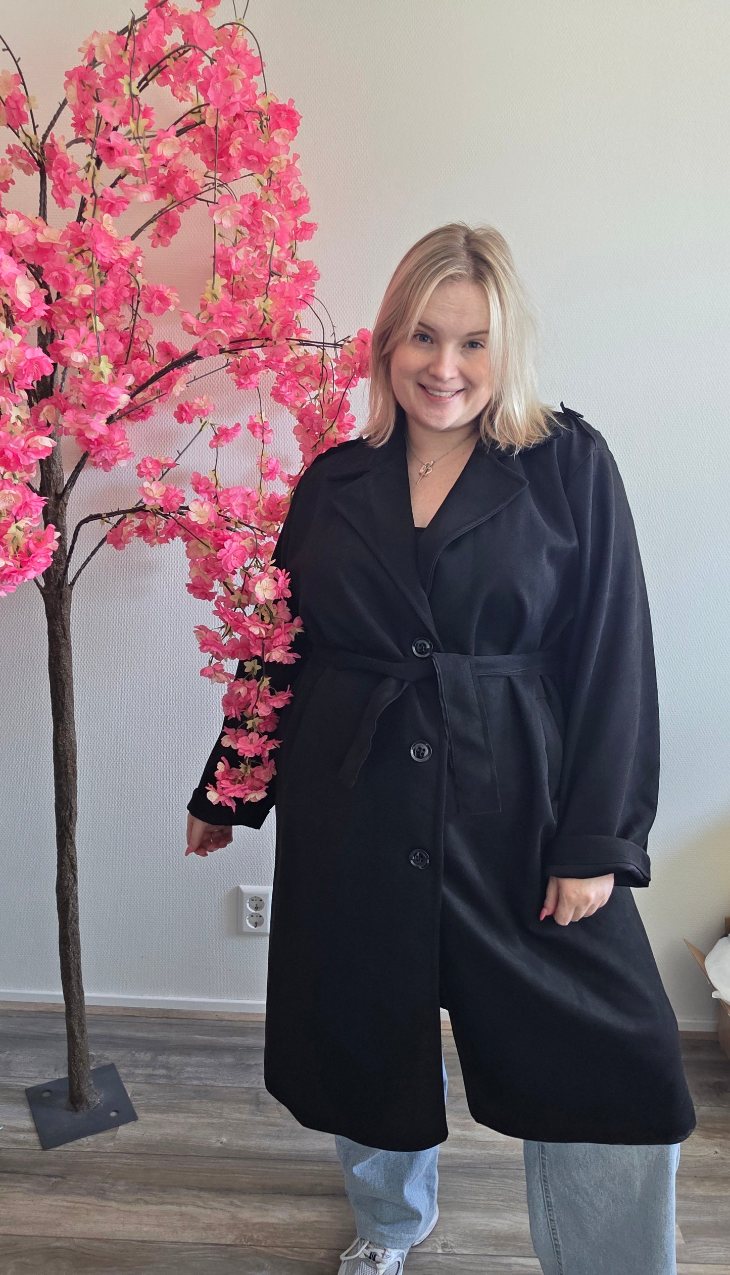 Suede Look Trench (In 2 kleuren)