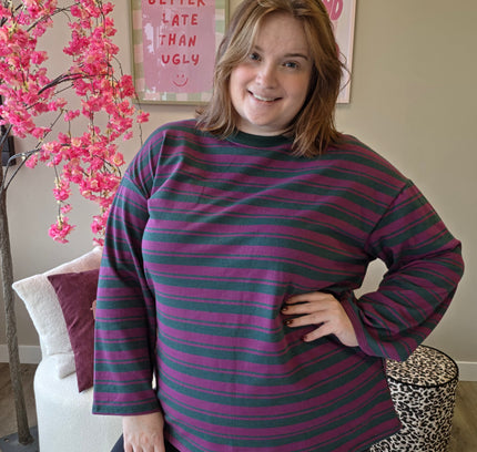 Thick Striped Longsleeve (In 3 kleuren)