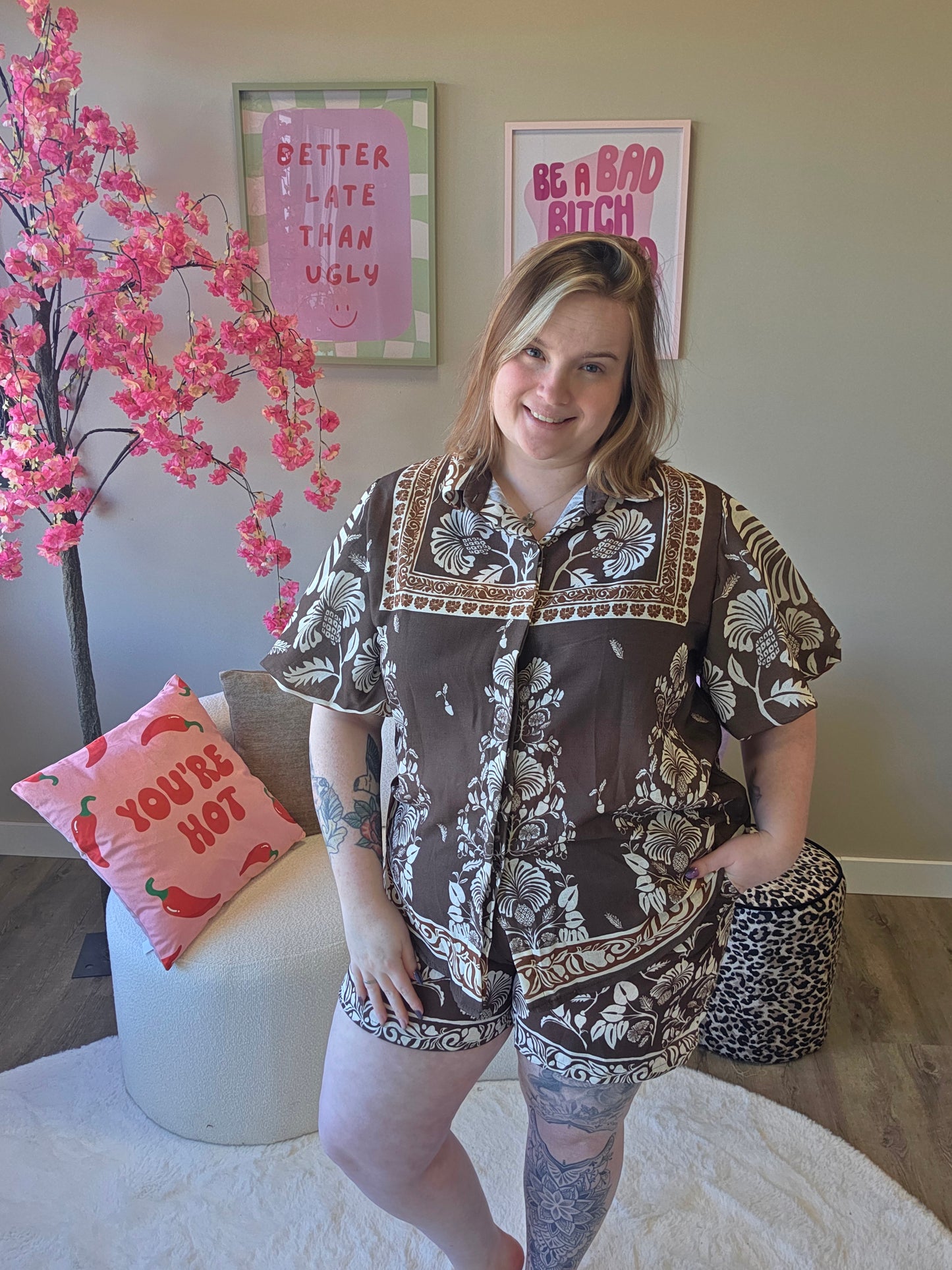Linnen Look Sets (in 4 kleuren)